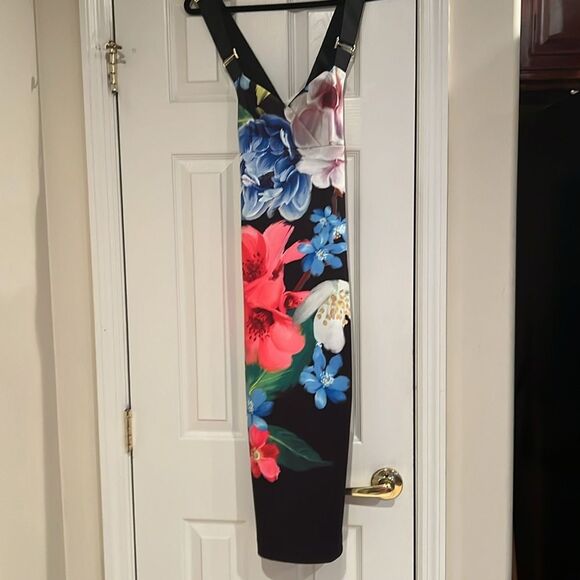 BNWOT Ted Baker London 'Alexie' Floral Print Midi Dress | Nordstrom Size 1 - Picture 5 of 5